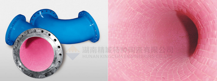 永信贵宾会217特瓷推荐使用的耐磨陶瓷管道洛氏硬度高达87HRA