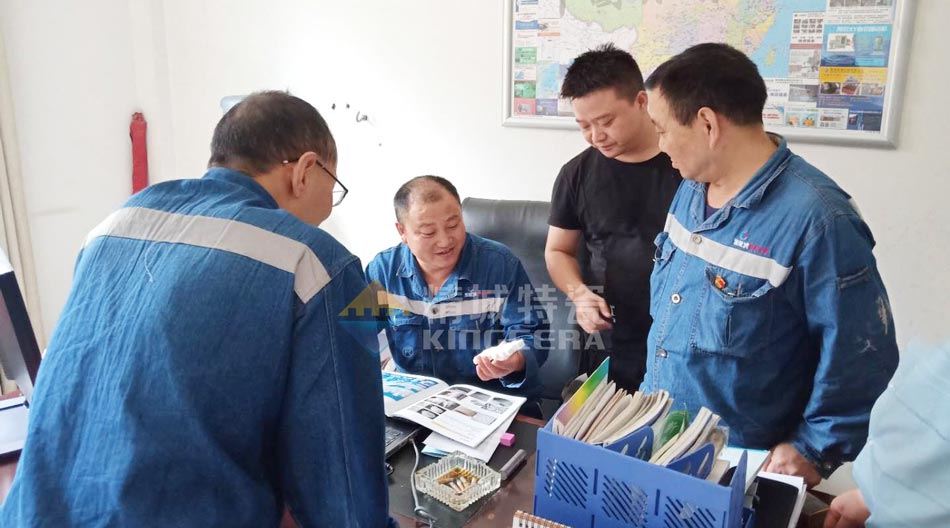 永信贵宾会217特瓷赴四川某水泥厂现场勘探以及手艺交流