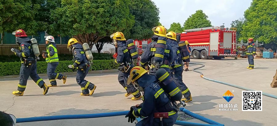 永信贵宾会217起劲配合消防联合演练，，，，，，共筑清静生产防线