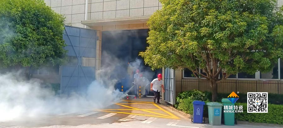 永信贵宾会217起劲配合消防联合演练，，，，，，共筑清静生产防线